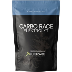 PurePower Carbo Race Elektrolyt Blåbær 1KG