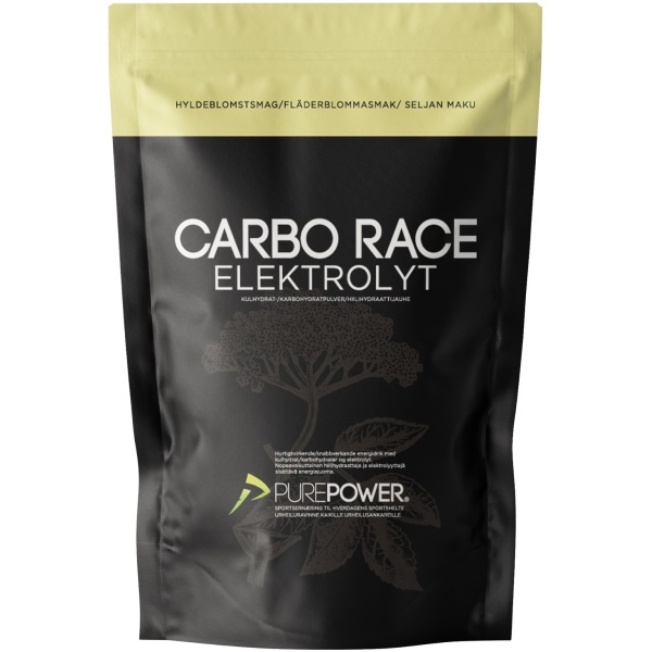 PurePower Carbo Race Elektrolyt Hyldeblomst 1KG