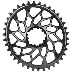 Absolute Black Oval SRAM DM - 38T - Sort