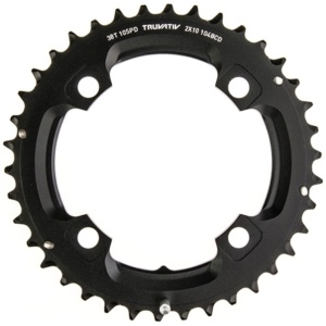 Sram MTB ø104Bcd (2x10)  - 38T - Sort