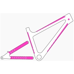 Muc-Off Frame Protector Kit MTB  - Klar