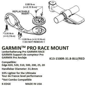 K-Edge Pro Race Garmin