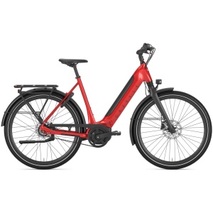 Gazelle Ultimate C8+ (500Wh) - 53cm - Rød (Champion Red)