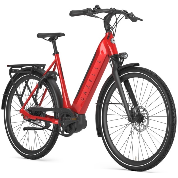 Gazelle Ultimate C8+ (500Wh) - 53cm - Rød (Champion Red) - Image 2