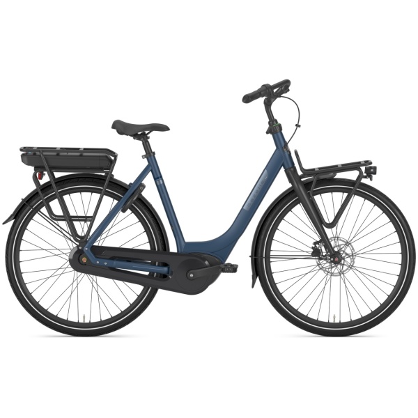 Gazelle Paris C7 Urban (400Wh) - 53cm - Blå (Mallard Blue)