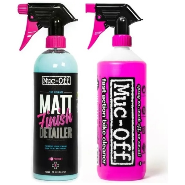 Muc-Off Bike Cleaner & Matt Finish Detailer Pack