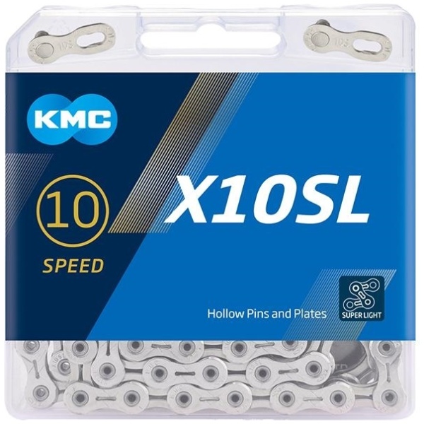 KMC X10SL Super Light Kæde 114L - 10 speed