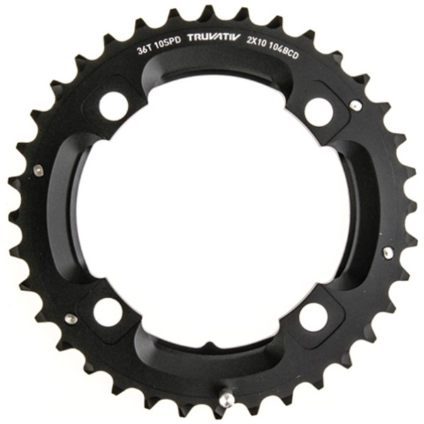 Sram MTB ø104Bcd (2x10)  - 36T - Sort
