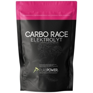 PurePower Carbo Race Elektrolyt Hindbær 1KG