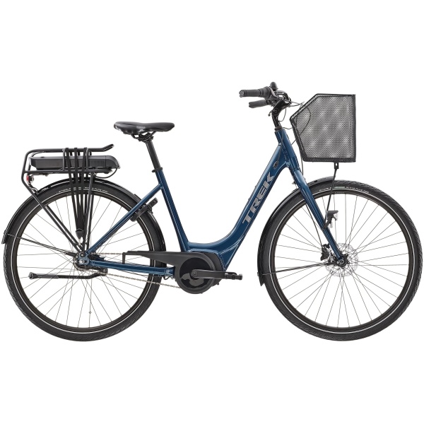 Trek District+ 1C Lowstep 500Wh - Medium - Blå
