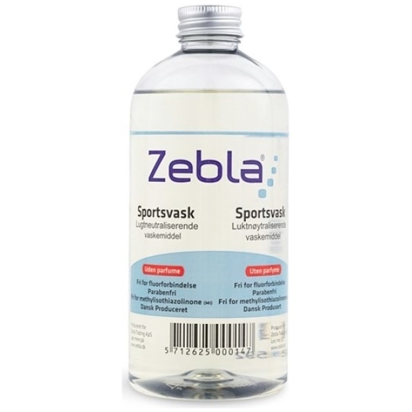 Zebla Sportsvask Parfumefri 500ml