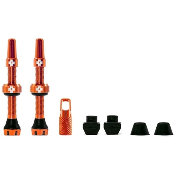 Muc-Off Tubeless Valve Kit V2 44mm - Orange