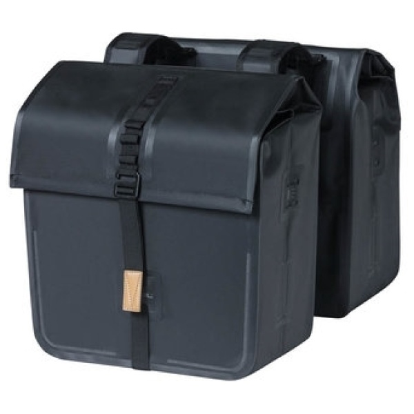 Basil Urban Dry Double Bag 50L - Sort - Image 2