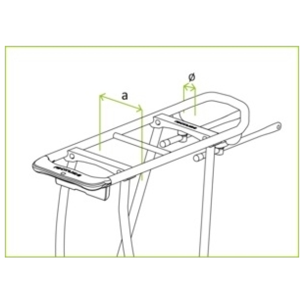 Racktime Clamp-It Spring Flap - Sort - Image 2