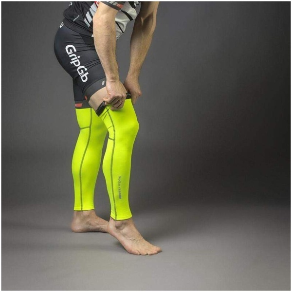 GripGrab Leg Warmers Classic Hi-Vis - Image 2