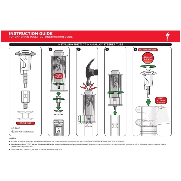 Specialized EMT Top Cap Chain Breaker Alu - Image 2