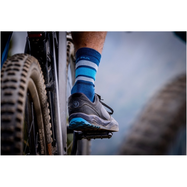 Endura BaaBaa Merino Stripe Sock - Blå - Image 4