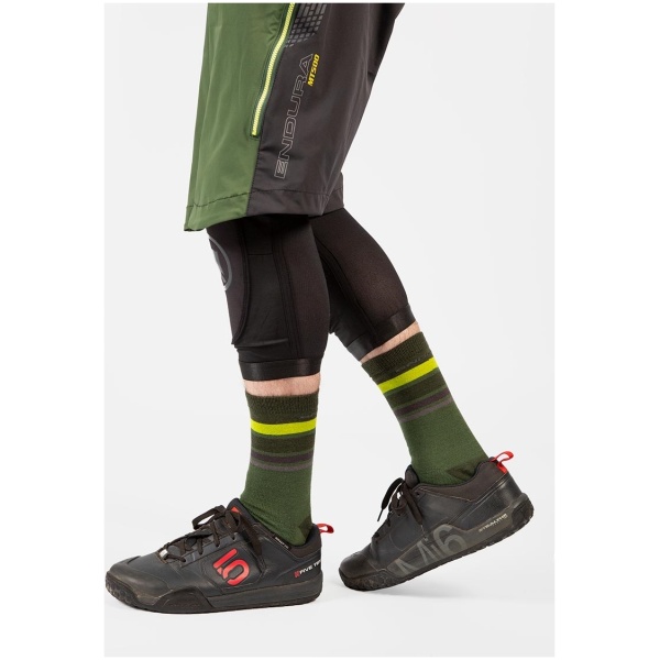 Endura BaaBaa Merino Stripe Sock - Sort - Image 3