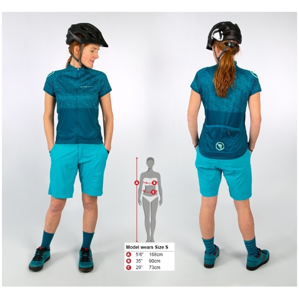 Endura WMS Hummvee Ray SS Jersey II - Rød - Image 2