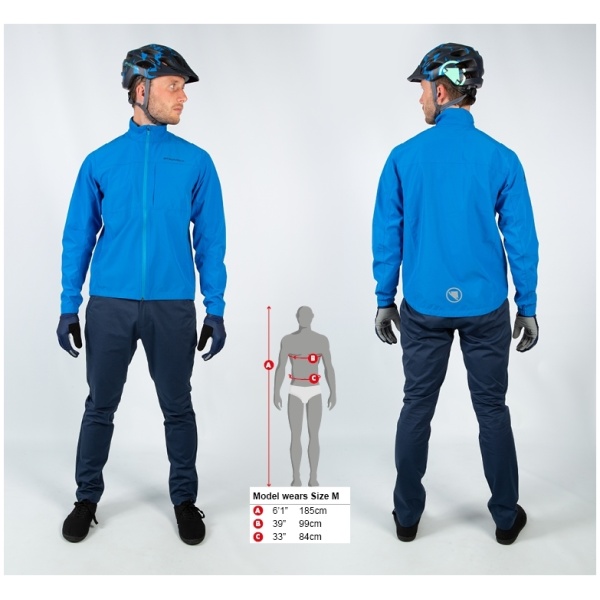 Endura Hummvee Lite Waterproof Jacket II - Blå - Image 5