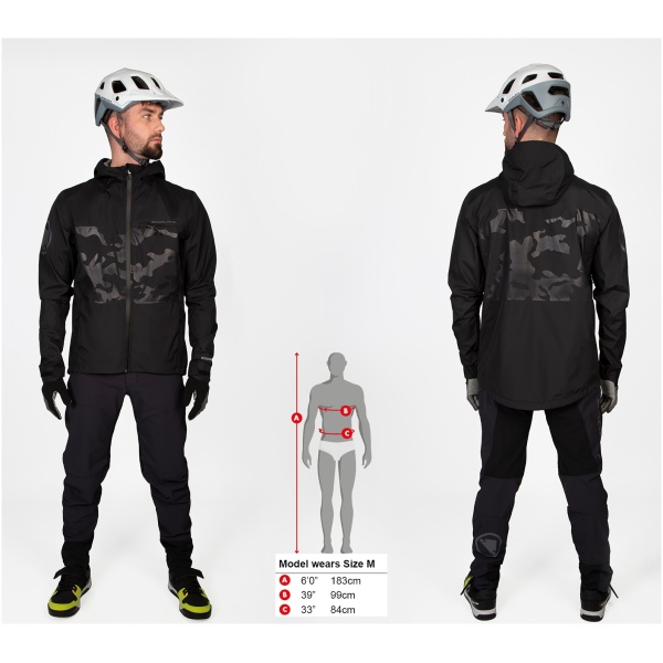 Endura Singletrack Waterproof Jkt II - Rød - Image 2