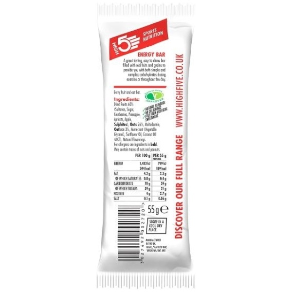 High5 Energy Bar Berry - 55g - Image 2