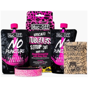 MUC-OFF Ultimate Tubeless kit - Road 44mm ventil