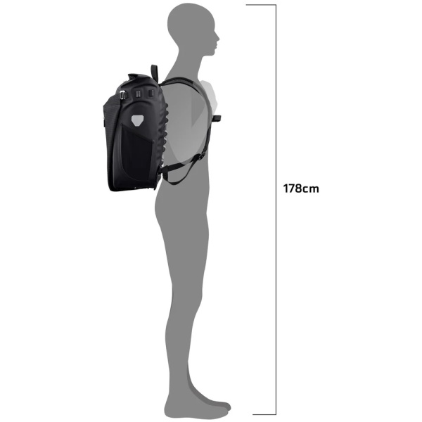 Ortlieb Vario PS QL2.1 - Sort/Refleks - 26L - Image 3