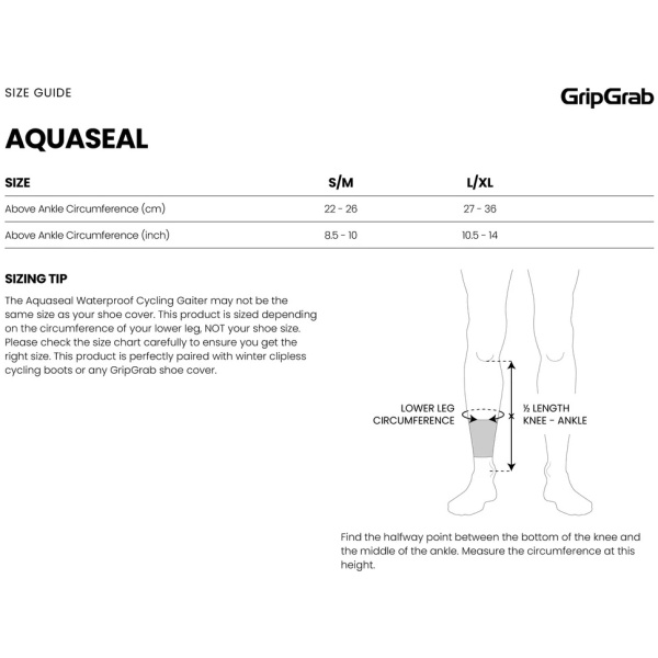 GripGrab AquaSeal Waterproof Cycling Gaiter - Image 4