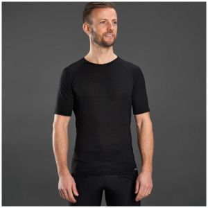 Merino Blend Thermo Kortærmet Base Layer - Sort